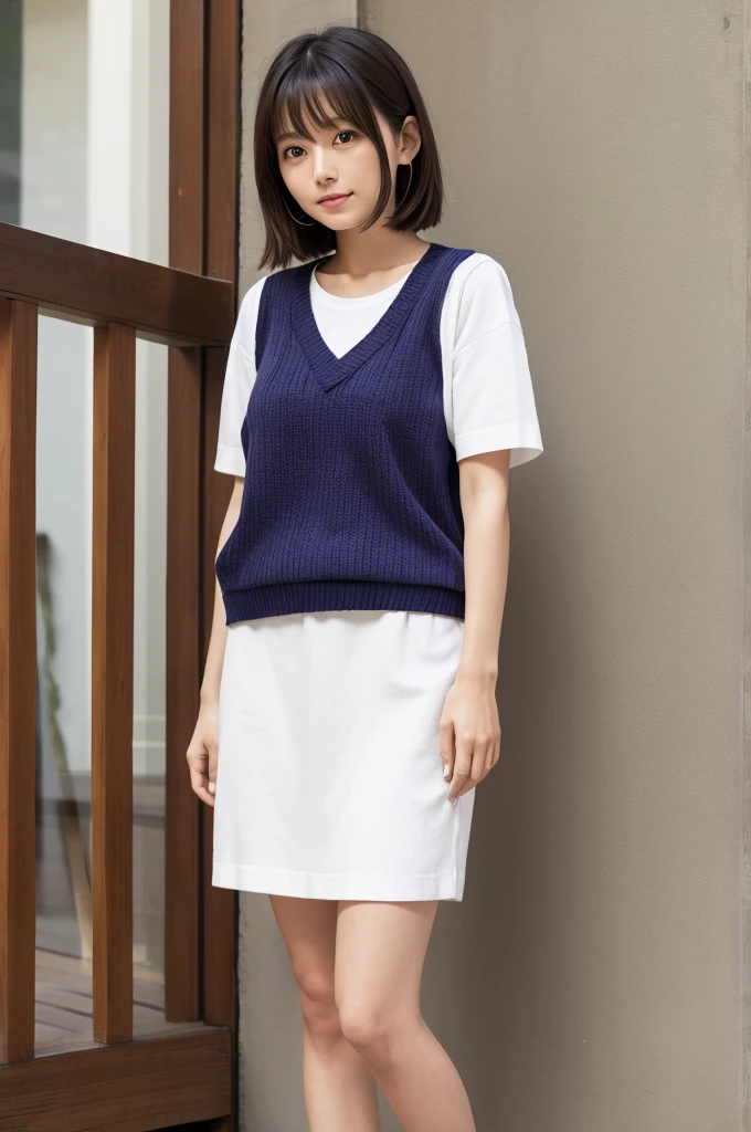 Japanese women Short sleeve knit