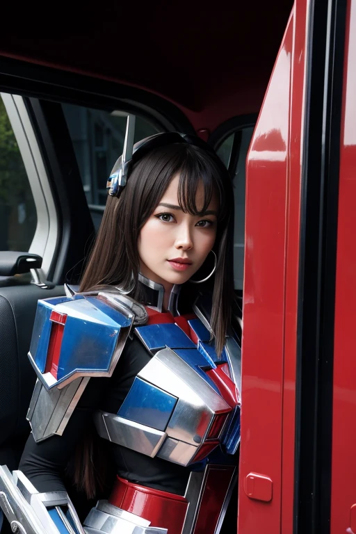 Optimus Prime human woman