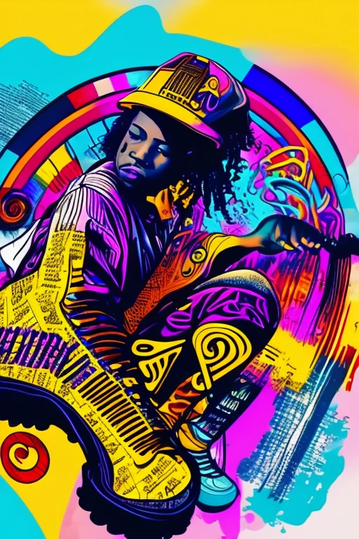 A background filled with scattered musical notes in various sizes and colors
A background completely filled with scattered musical notes in various sizes and colors, covering the entire screen.
beautiful girl colorful image
Dance hiphop Dance CREW Waacking Dance
Punking
black medium hair black medium hair
Five fingers Baggy clothes Baggy clothes