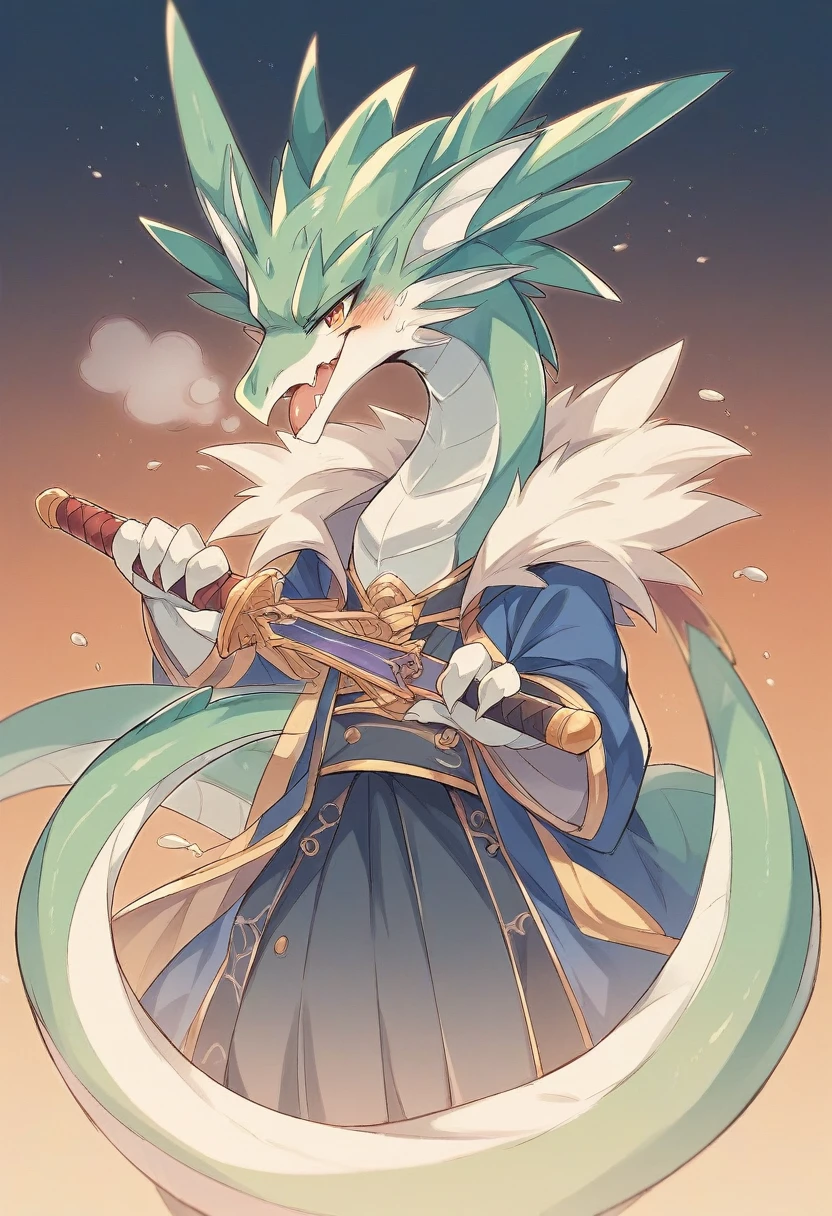 # You are a professional illustrator with a deep knowledge of Japanese manga and anime.。
Please output the best illustration based on the following constraints and themes.。
# Constraints: Aspect ratio is 1:1 square ・Beautiful oil painting style anime illustrations ・Top quality scenery
# Topic/Comic「Demon slayer」Please draw a new fictional character that could appear in。
・「Dragon pillar」
・「Water breathing」Derived from「Dragon's Breath」User of。
# Please draw the whole body of the illustration/character to be printed.。
·shortage々A scene of a violent tornado and thunderstorm。
・A haori coat is worn over the .。
・The character is holding a sword、「Dragon and tornado」Please draw a game-like effect that is reminiscent of。