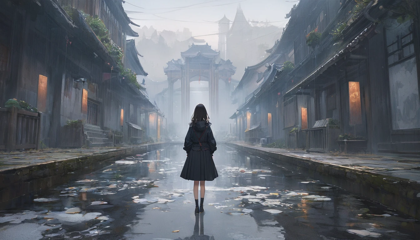 (masterpiece, Highest quality:1.2), One girl, alone