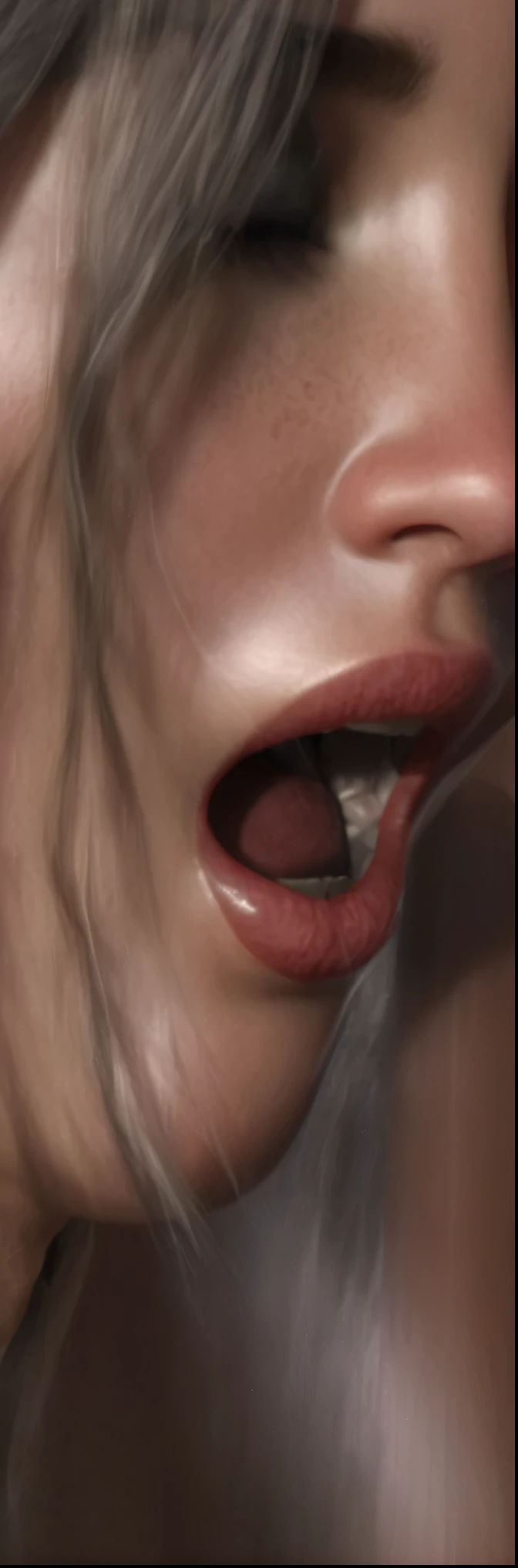 a young woman, sensual pose, giving oral sex to man,realistic_penis:1.6, (detailed female anatomy), realistic, cinematic lighting, dramatic shadows, moody atmosphere, muted color palette, soft focus, photorealistic, 8k, highly detailed, masterpiece