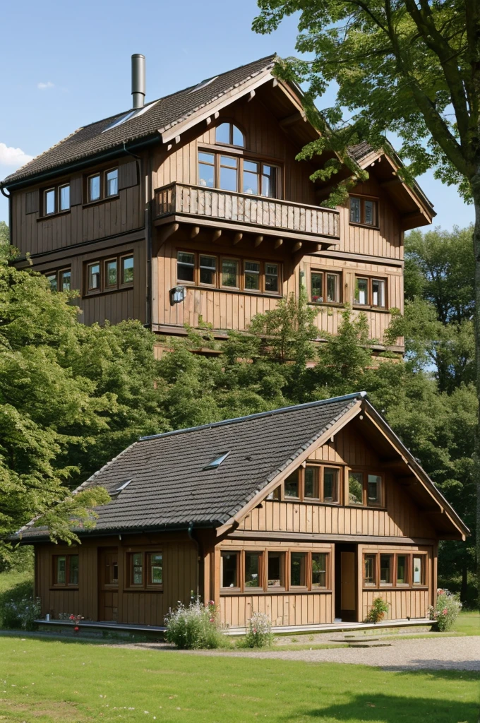 ((hase)), ((hütte)), (detailed), karton