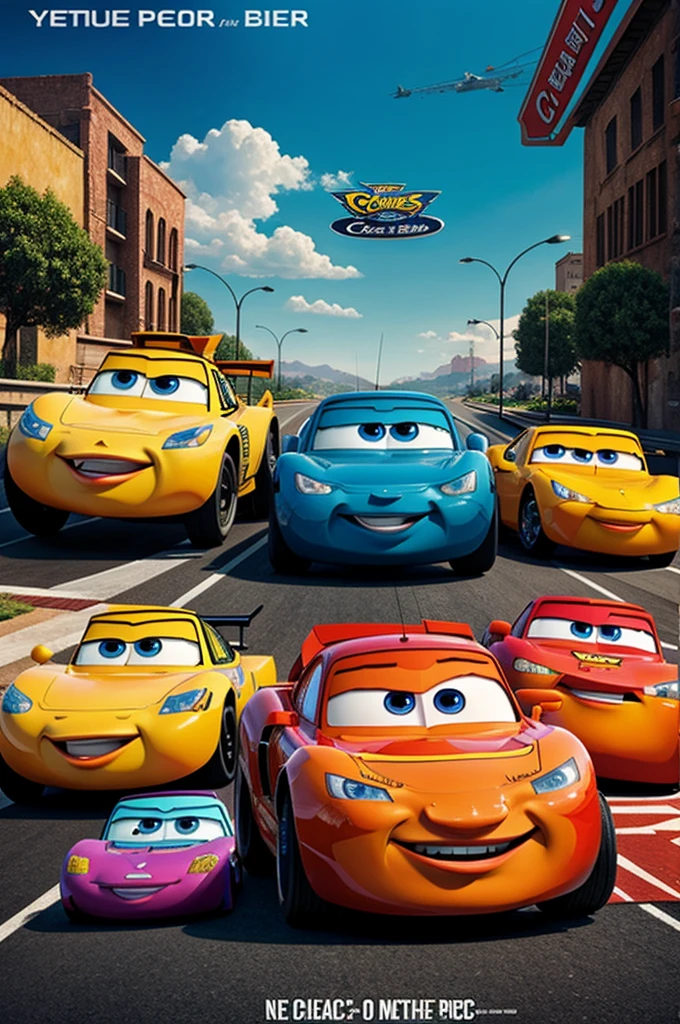 El poster de cars