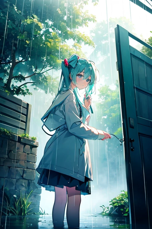 Under the Rain　Sing as if screaming　hatsune miku: Songs of sadness and farewell　Chasing the dreams engraved in my heart　The sound of the rain keeps you going　Tears in the rain　Sing as if screaming　Hatsune Miku Song of Love and Hope　I want to reach the hearts of people who are excited　This thought in the rain　Get stronger

In the rain　Sing as if screaming　hatsune miku: Song of loneliness and courage　Move me forward, Hold the key to opening the door to tomorrow, in the rain　Believe in yourself even in the rain　Sing as if screaming　Hatsune Miku Sadness and Sorrow　With a song blooming in my heart　Small flower in the rain　Growing in the rain　Sing as if screaming　hatsune miku: Road to the future　Dreaming about someone　Gentle feelings in the rain　Get stronger