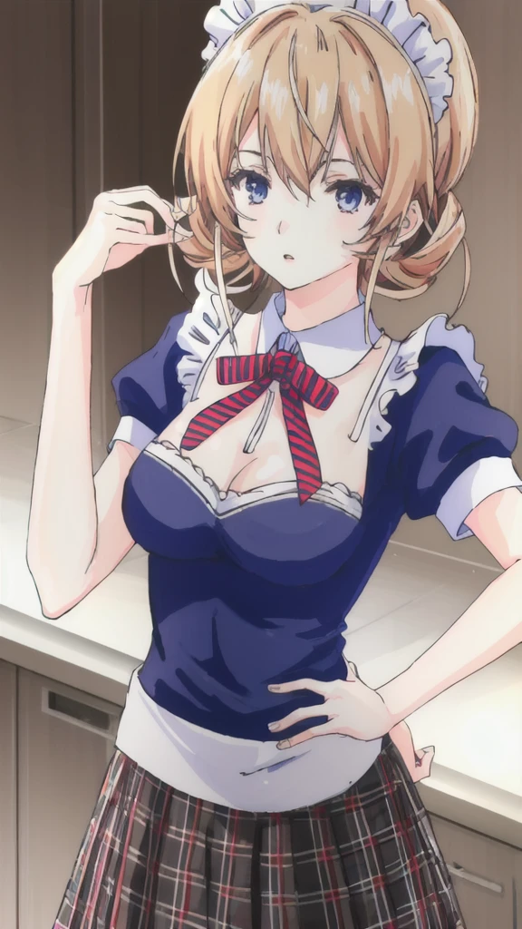 woman, adult, solo, skinny, maid black top, maid black skirt,
sexy pose, (masterpiece), (high quality), (best quality), (detailed), hd, perfect lighting, detailed face, detailed body,