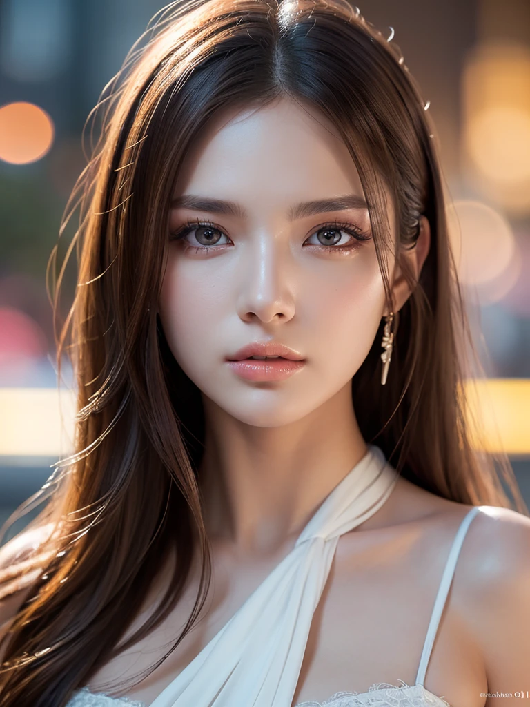a beautiful young russian woman, detailed face, detailed eyes, full lips, porcelain skin, long chestnut hair, long eyelashes, slender figure, stylish clothing, beautiful landscape, (best quality,4k,8k,highres,masterpiece:1.2),ultra-detailed,(realistic,photorealistic,photo-realistic:1.37),HDR,UHD,studio lighting,ultra-fine painting,sharp focus,physically-based rendering,extreme detail description,professional,vivid colors,bokeh,portraits