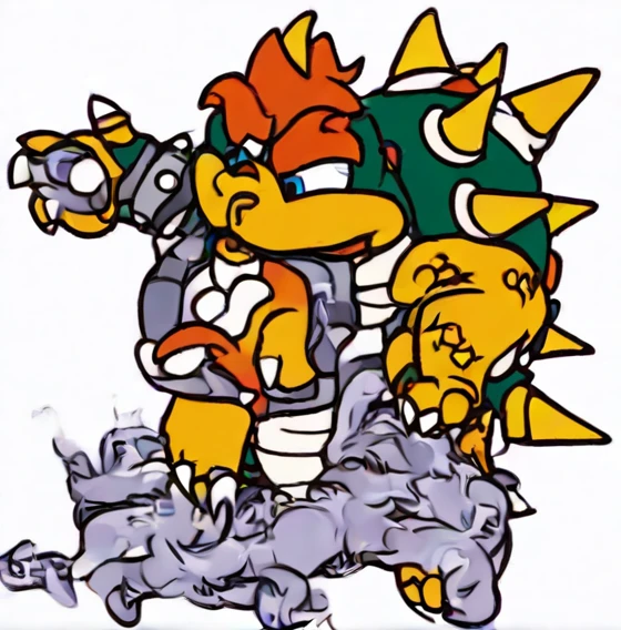 Bowser 1980s.,Artwork Nintendo,