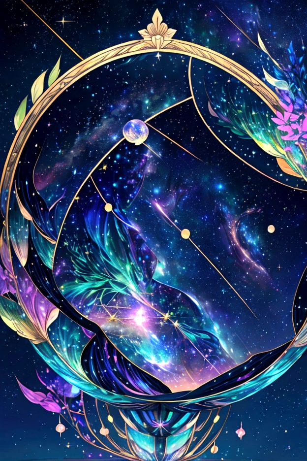 The world we see、Iridescent幻想的なNight Sky、constellation, Iridescentconstellation、Iridescent空包み込まれそうな瞬間，Astronomical observation、Planetarium、Meteors、colorful，美しいconstellation、Three-dimensional，wonderful景色，Night Sky，An atmosphere full of dreams and hope，masterpiece．16K, Ultra-high resolution, to be born,wonderful ,future、Iridescent、The world 30 years from now。