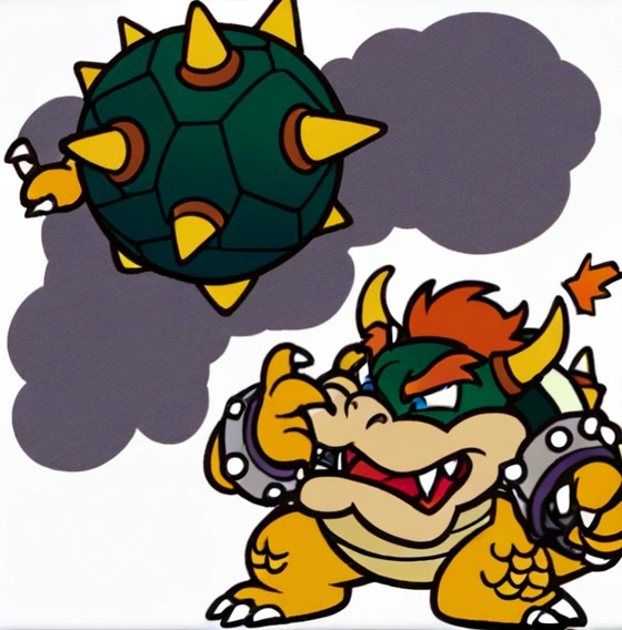 Bowser 1980s.,Artwork Nintendo,