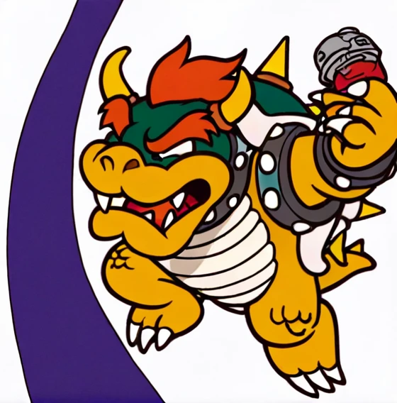 Bowser 1980s.,Artwork Nintendo,
