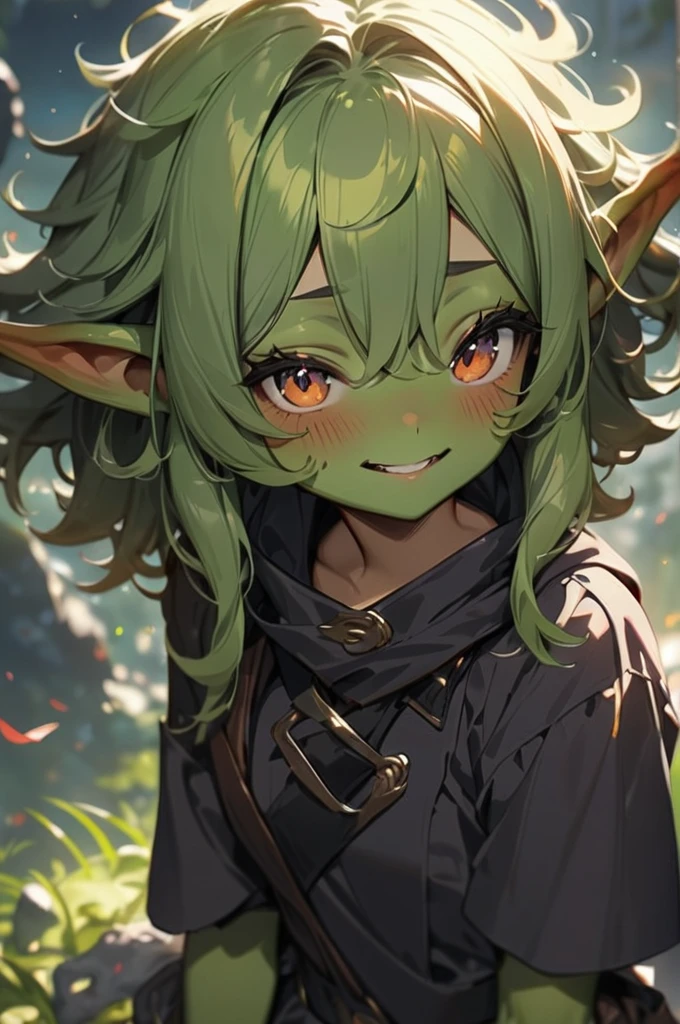 ((Best quality)), ((masterpiece)), (detailed), Goblin girl