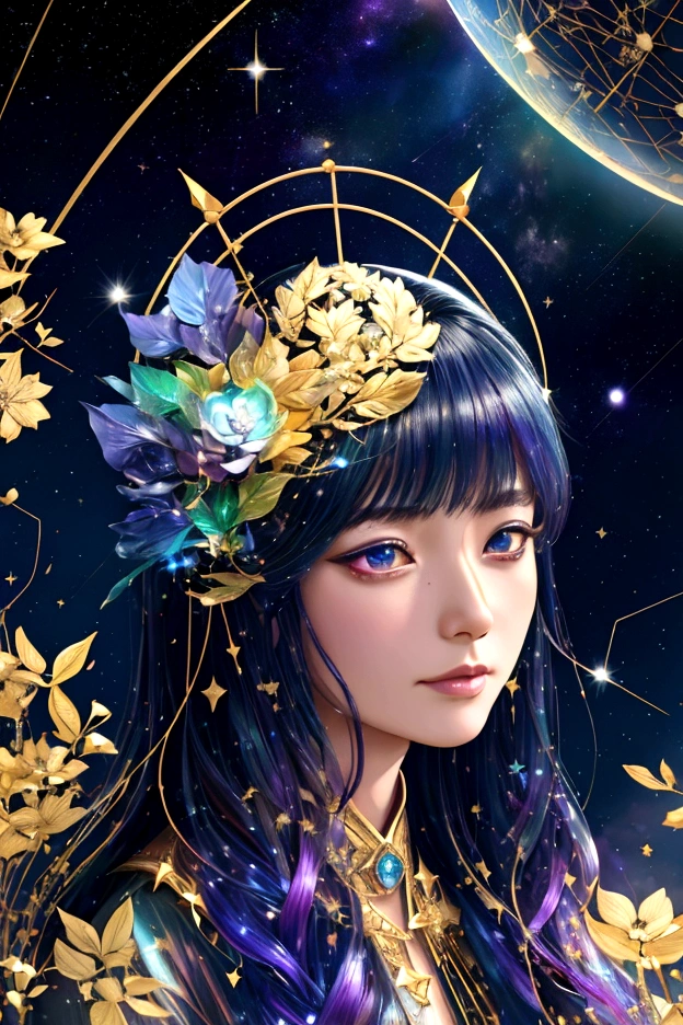 The world we see、Iridescent幻想的なNight Sky、constellation, Iridescentconstellation、Iridescent空包み込まれそうな瞬間，When the stars shine in rainbow colors、Astronomical observation、Planetarium、Meteors、colorful，美しいconstellation、Three-dimensional，wonderful景色，Night Sky，An atmosphere full of dreams and hope，masterpiece．16K, Ultra-high resolution, to be born,wonderful ,future、Iridescent、The world 30 years from now。