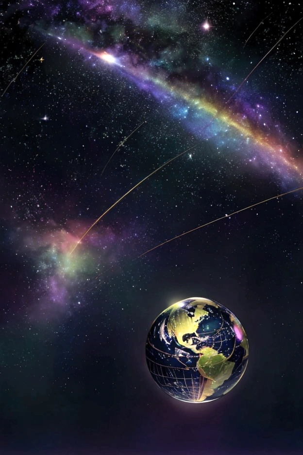 いろいろスタイルのNight Sky、The world we see、Iridescent幻想的なNight Sky、constellation, Iridescentconstellation、Iridescent空包み込まれそうな瞬間，When the stars shine in rainbow colors、Astronomical observation、Planetarium、Meteors、colorful，美しいconstellation、Three-dimensional，wonderful景色，Night Sky，An atmosphere full of dreams and hope，masterpiece．16K, Ultra-high resolution, to be born,wonderful ,future、Iridescent、The world 30 years from now。