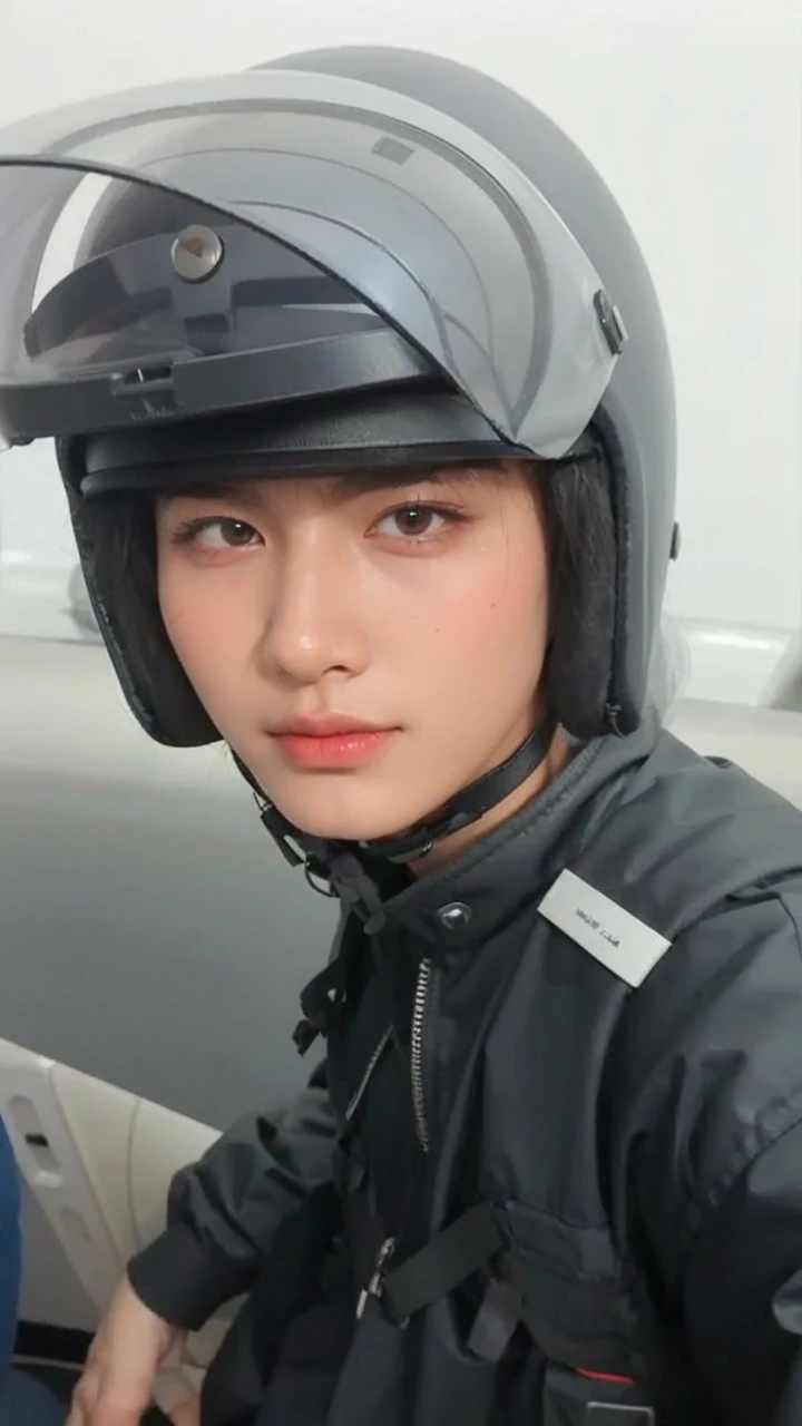 3d, realistic, 4k quality, male face is the same as left, male is 18 years old, and Wear a transparent veil , same as the original picture, best quality3d, realistic,