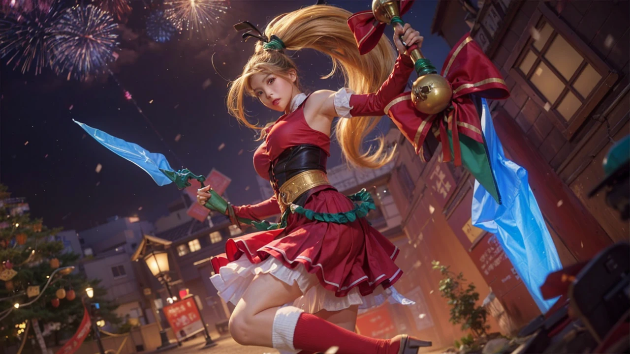 8K,RAW photogr,Best quality at best,tmasterpiece,(actual,Photorealistic:1.37),(looking at viewert:1.331),posing on a,street Tokyo,1个Giant Breast Girl,Moyou,