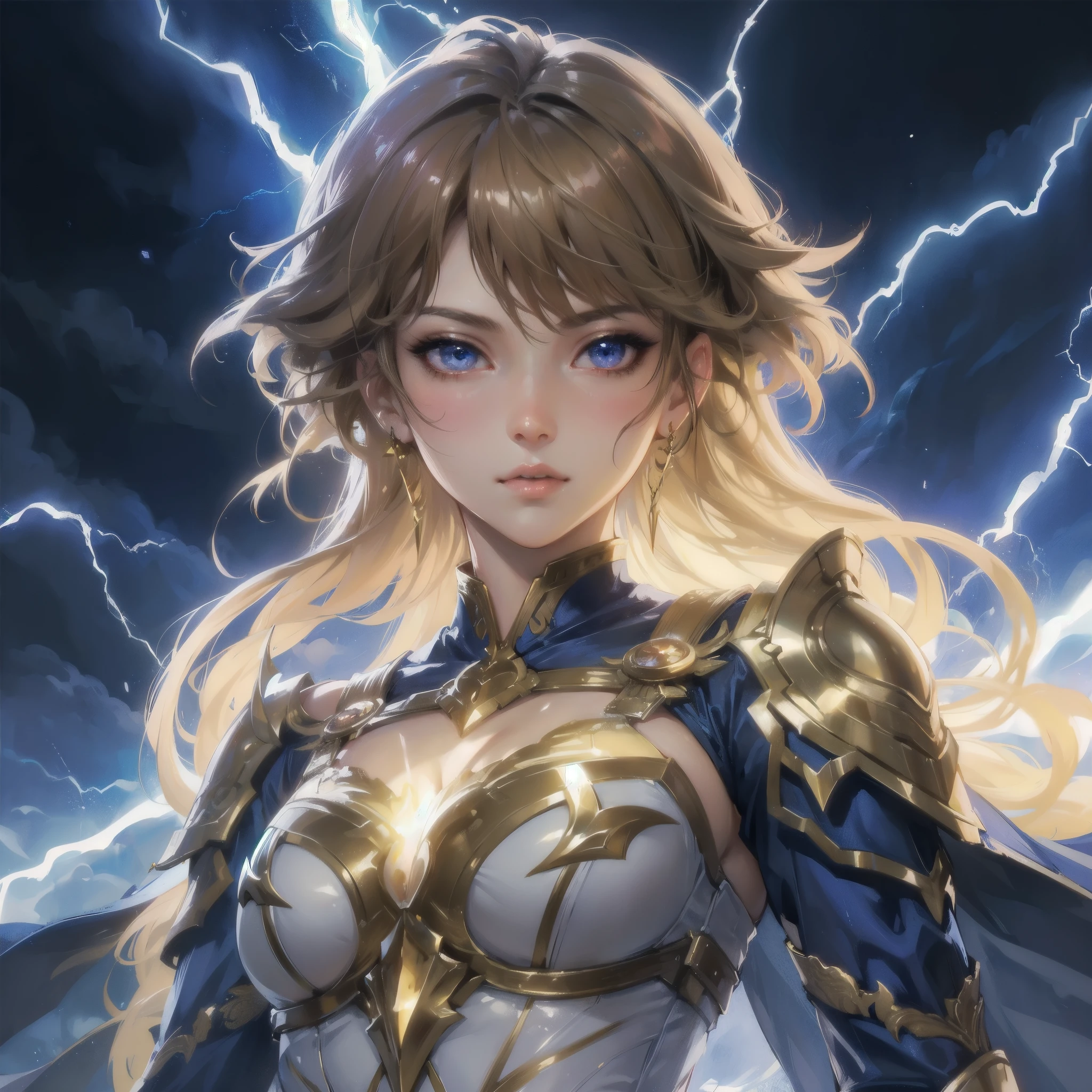 masterpiece, (textured skin), best quality, gorgeous beautiful girl, (a female goddess),,detailed clothes,large breasts,narrow waist,, (beautiful face), cinematic lighting, (fantasy anime art ),