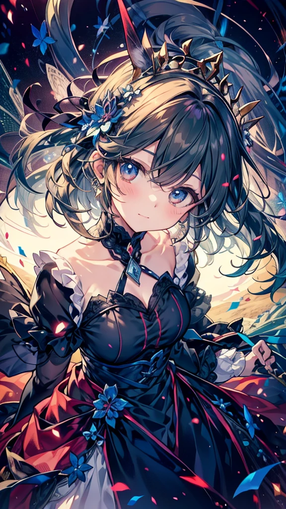 (highest quality, masterpiece, Super detailed, very detailed, exquisite, 16k,Full HD),I continued to gaze at the fragments that people had woven together from outside the window I couldn&#39;t even make a door That was my pride as a 


『I was hiding something.　I didn&#39;t want to get hurt.』
The castle I finally built was so empty and filled with emptiness. One day you appeared and had everything I wanted. You easily jumped over the bricks I had piled up and I realized

「It&#39;s so sadly cold　I&#39;ve been  for so long」
I was scared, I left, I decorated, I measured, I was anxious, I was in disarray, I despised, I ran away！

I envied the overlapping fragments that people had spun together. I built my castle in solitude. I closed the door to my pride.


『I was hiding something.　I didn&#39;t want to lose it.』
When the castle resident finally showed up, I was confused by my first love.

「Stop pitying me　You don&#39;t know that.」
Holding 齧って 零して 暴れて
それでもあなたは拾って掴んでた！

I gazed upon the love of the passing crowds, and continued to avoid the most important thing. I&#39;ve grown accustomed to loneliness, and I won&#39;t allow this body to melt in the sun.


『I was hiding something.　I knew it was love』
The castle&#39;s inhabitants quietly disappeared. A feeling of fear welled up inside me.

『I was hiding something.　I wanted eternal love』
All I was given was eternity. For the first time, I roared for the sake of others.


「Open the door
　Cling　Holding　laugh　Spinning
　I wish I had loved you...」


The shadow of warmth I was given won&#39;t allow my castle of loneliness This body that I put shackles on myself will never allow my end I&#39;ll sow love in the passing crowds I&#39;ll continue weaving tears forever Until the day I can meet you again I&#39;ll keep waiting for thousands of years