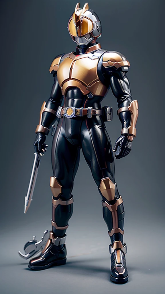 (masterpiece:1.2, Highest quality),(Very detailed),8K,wallpaper,Ultra-fine painting,Fictional Hyoga Cygnus-style figure,Isometric 3D Diorama,Matte Paint,Displayed in the case,(black footwear,yellow eyes, boots,black bodysuit, rider belt, gloves, helmet,armor, antennae, bodysuit,)