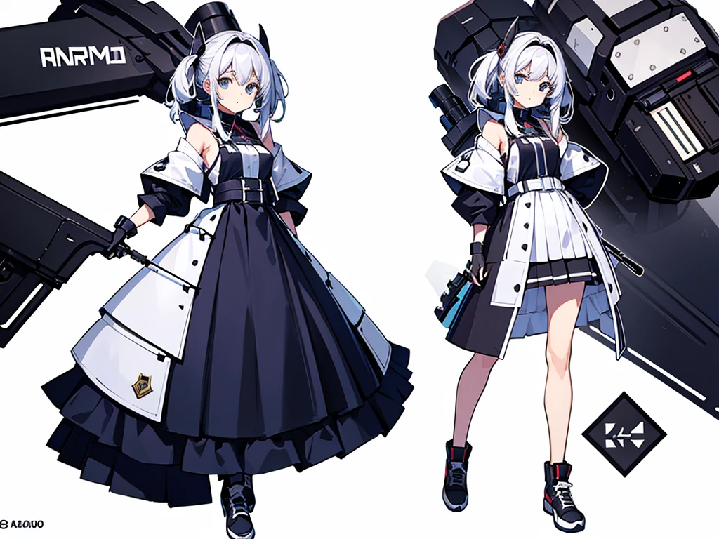 reference art, 1girl, full body, white background, concept ar