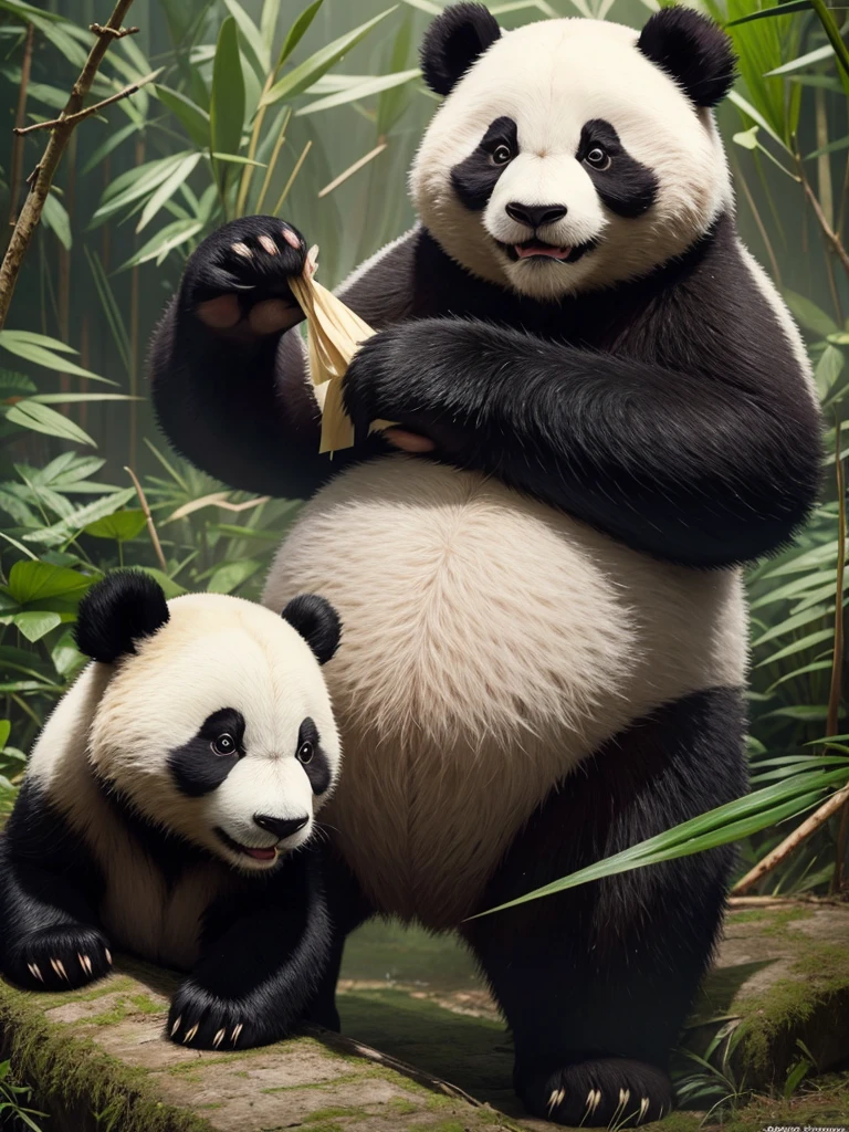 panda Suddenly, a very strong stomach pain came