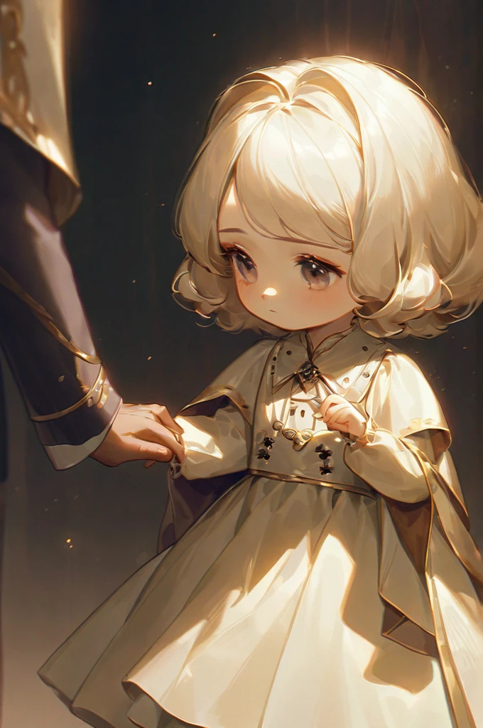 ((Лучшее качество)), ((шедевр)), (подробный), A man touches a little girl's chest