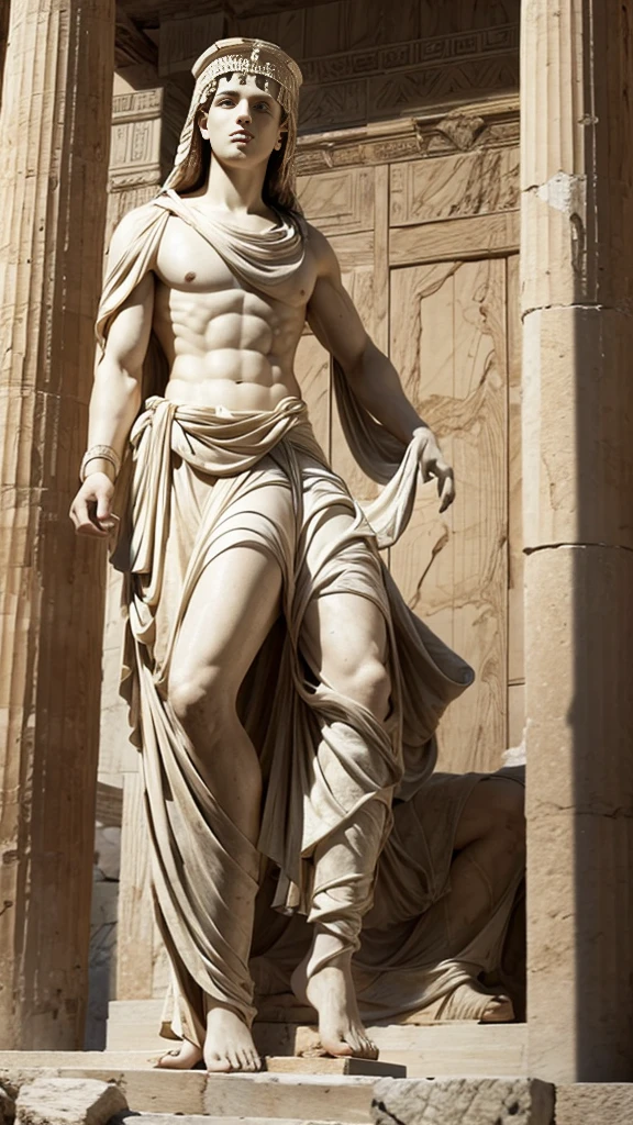 Parthenon in ancient Greece Beautiful erotic images with mosaic