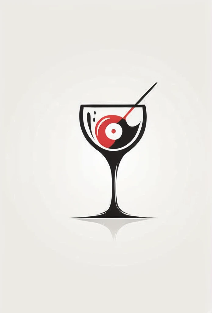 stylish dining bar logo

Inside the liquor glass logo,
Logos such as darts arrows, billiard balls, karaoke microphones, etc. that look like they're in a stylish drink
a very playful and mature design

Pretty cool
chic and modern design

The background is white
