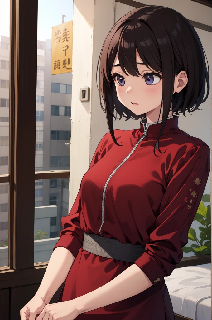 高いest quality、masterpiece、((She's with a black cat:1.3))、((1 Girl:1.3))、((Her eyes are single、Her eyes are fished out:1.5))、((Her mouth is big、White teeth stand out:1.5))、((Combat posture))、(((She has her bangs down:1.8)))、(((Her bangs are straight:1.8)))、((Natural curl:1.3))、((semi-long))、((Shoulder-length hair:1.2))、((Gray Hair))、Detailed face、 (Comic style illustration:1.8), (Line art_anime),(Black and White:1.3),(Monotony_High contrast:1.5),((G-Pen))、((Angry))