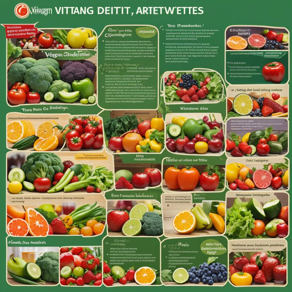 Description: An infographic showing tips for maintaining a healthy diet, how to eat fruits and vegetables, drink water and avoid processed foods. Aim: Educate and engage users with visually engaging and informative content. 