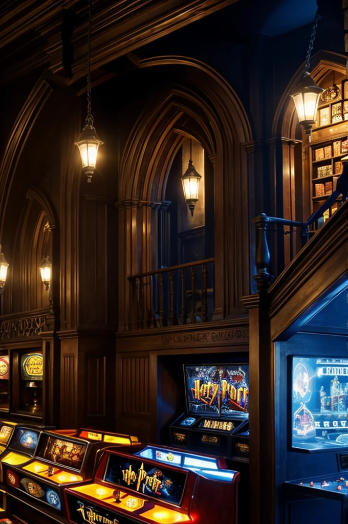 Harry potter en jeu vidéos d arcades