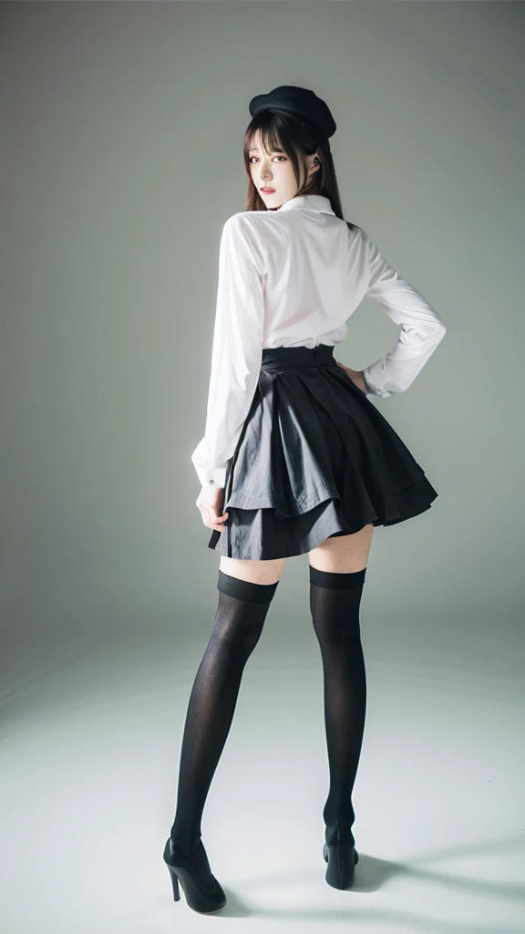 knee high stocking-shaped legs