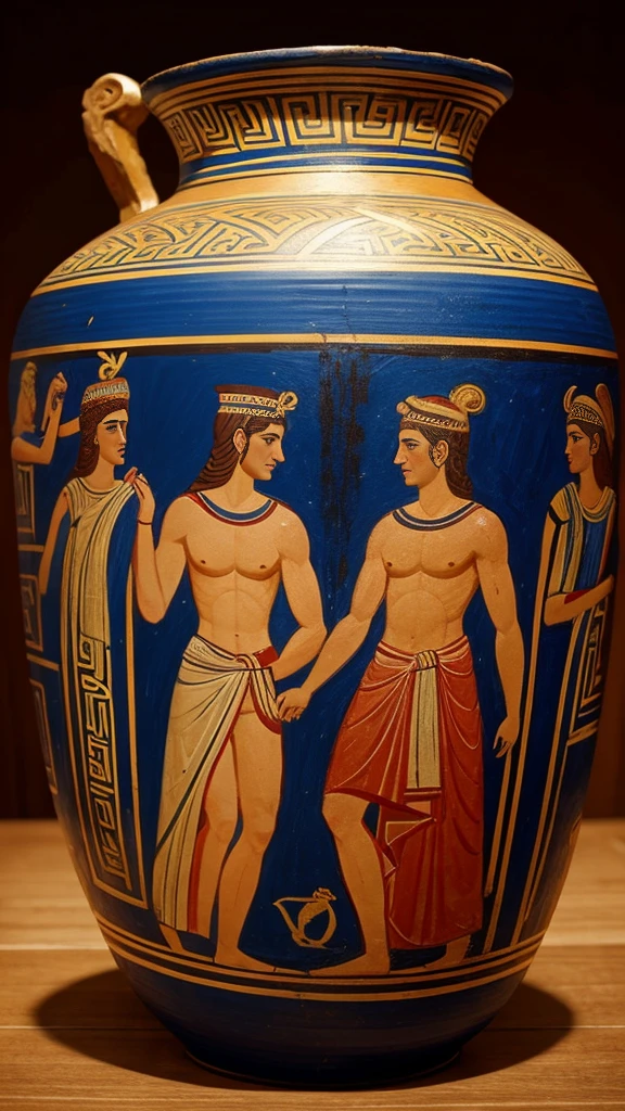 Ancient Greek vase paintings depicting male homosexuality