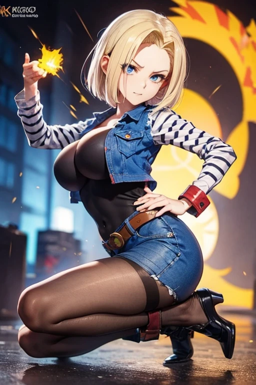 Android18 chibi, imagen 4k HD