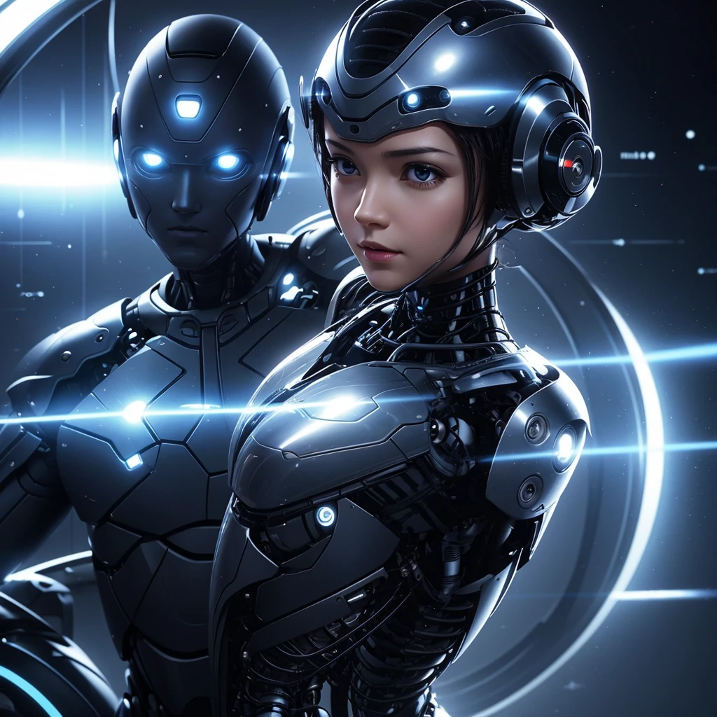 Create images for a Facebook cover about artificial intelligence