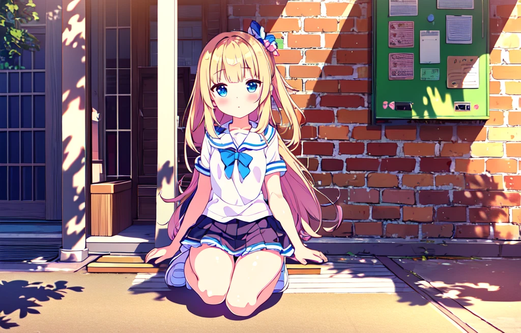 masterpiece,(high quality depth map:1.1), best quality, ultra-detailed,unity 8k wallpaper,crisp,(loli:1.2),(beautiful eyes), ((kawaii)), cute, (lovely), ((sexy)), (ero),
(ultra-detailliert), (The best illustrations), (Best Shadows),full body,A girl in a miniskirt being interviewed in the town. Show panties