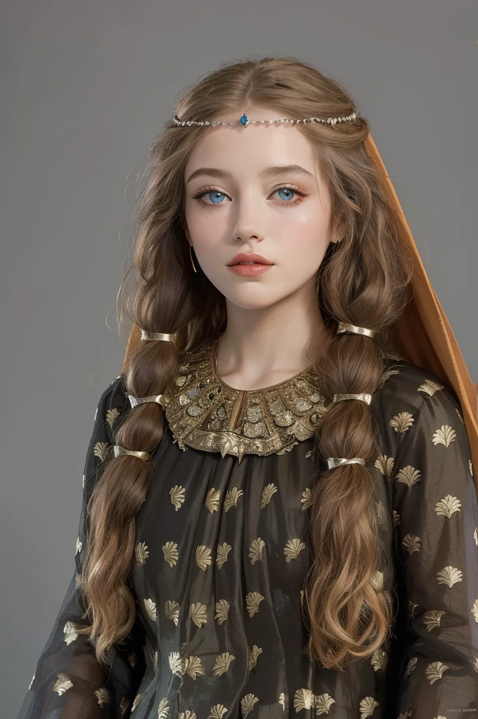 (masterpiece, top quality, best quality, official art, beautiful and aesthetic:1.2), (1girl:1.3), wavy long hair, light purple hair, extremely detailed, portrait, looking at viewer, solo, (full body:0.6), detailed background, close up, blue eyes, (cold arctic winter theme:1.1), fortune teller, charlatan, smirk, mysterious, sitting at table, colorful shoulderless loose gypsy fortune teller clothes,      chalice,   tarot cards, crystal ball,  medieval (tent interior:1.1) background, tent curtains in background, dark mysterious lighting, shadows, magical atmosphere, starry night,, dutch angle