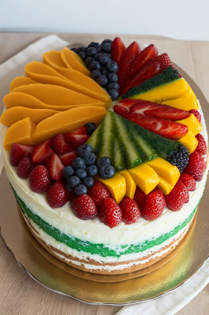 Cake with Brazilian regional diversity theme