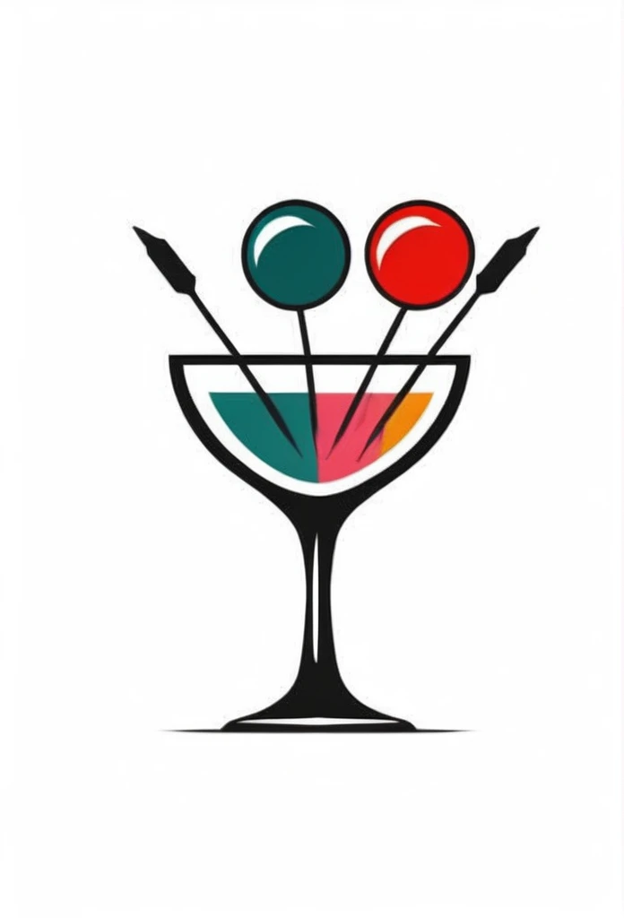 stylish dining bar logo

In a glass of alcohol,
Darts arrows, billiard balls,
a stylish logo that looks like it's in a glass of alcohol



Pretty cool
chic and modern design

The background is white