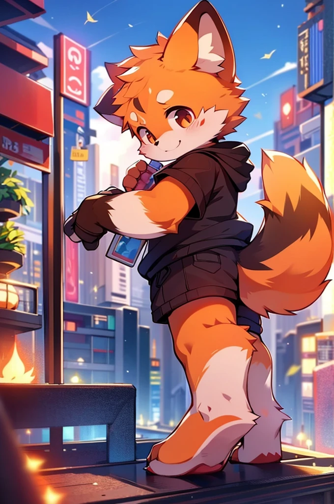 From the Red Panda Man,Cityscape,Stand on your feet,