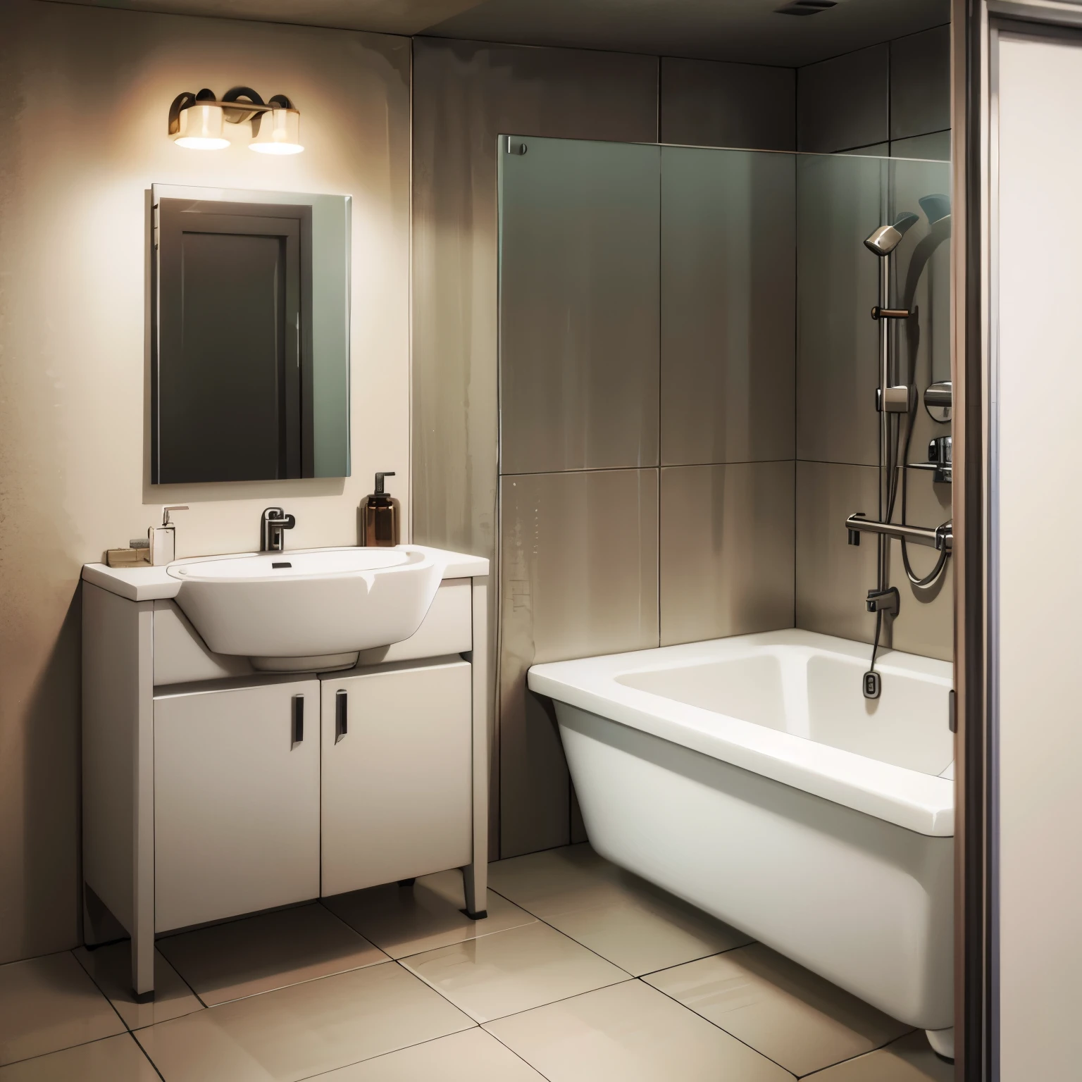 cozy bathroom