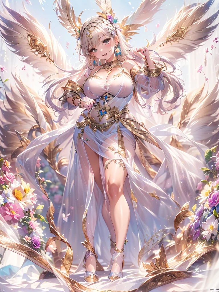 最高のmasterpiece、beautiful美しさ, 3D 2D, rich, blonde, stockings, High heels, poison、star、star、(Highly detailed CG Unity 8K wallpaper),(masterpiece), (最high quality), (Very detailedな), (Best Shadow), sharp eye liner, eye shadow, (((fine eye:1.1))), 超High resolution,Mature Woman、Sensual curves、Huge breasts、Thighs、bubble、お尻のmasterpiece,Very detailedな, full body shot, Mature Woman, beautiful Mature Woman, Nightgowns and underwear, Captivating smile, Thick lips, plump唇, blush, Looking at the audience, Provocative expression, beautiful髪型, Cleavage, plump、Curvy Hips、Attractive face、Sexy Lingerie、An inviting gaze、Expressing emotions、Gorgeous Accessories 、Big Breastsの女性, colored feather, Precious metal decoration, colored Flowers, particle, Light, (masterpiece, 最high quality, 最high quality, Official Art, beautiful and aesthetic:1.2), (1 Girl:1.3), Very detailed,(Fractal Art:1.1),(colorful:1.1)、(Flowers:1.3),Most detailed, (Dynamic pose), (Abstract background:1.3), (Shiny skin), (Many colors :1.4), (Earrings:1.4), (feather:1.4),masterpiece, 最high quality, Very detailedな, beautiful 、Mr.々Hair style,Gold headband,Ample breasts,beautiful butt,Greek clothing,Tulle covers the chest,Perfect balance, Detailed clothing,marble,cinematic Lighting, Film Grain, 8K, masterpiece, Very detailedな, High detail, high quality, High resolution,Openwork decoration,(((See-through dress)))、(((解剖学的に正しいbody))) , 最high quality, Very detailedな,Thighs, Big Breasts, Are standing, Cowboy Shot, blush, (((1 Girl))), (masterpiece:1.3), (High resolution), (8K), (Very detailed), Perfect Face, (((最high quality))), (Very detailedな), detailed face, (alone),beautiful目,(((Sexy pose)))、(((整ったBig Breasts)))、((beautiful 目))、luxury、(((超High resolution)))、(((Detailed Description)))、(((ぽっちゃりbody型)))、(((解剖学的構造に一致したbodyの部位)))、beautiful長いまつ毛、バランスのとれたbody型,2 feet、Perfect size for legs and arms、Fishnet tights、glamorous、(((Clear white and black 目)))、lipstick、(Undistorted face and eyes, body)、jewelry、gem、(長くカールしたbeautifulまつ毛)、(((バランス良いbeautiful胸)))、(transparent, Exquisite skin:1.2)、(((完璧なglamorousボディー)))、Actress's face、Super beautiful、Cute Smile、Healing beauty、Flower Shower、Perfect Eyes、Realistic depiction、Super sexy、Shiny、glamorous、tutoring、Unblurred eyes
