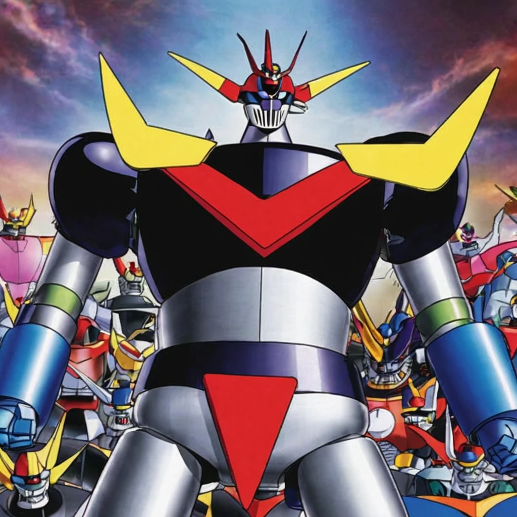 Mazinger Z mazingerz cool super robot　Powerful battle scenes