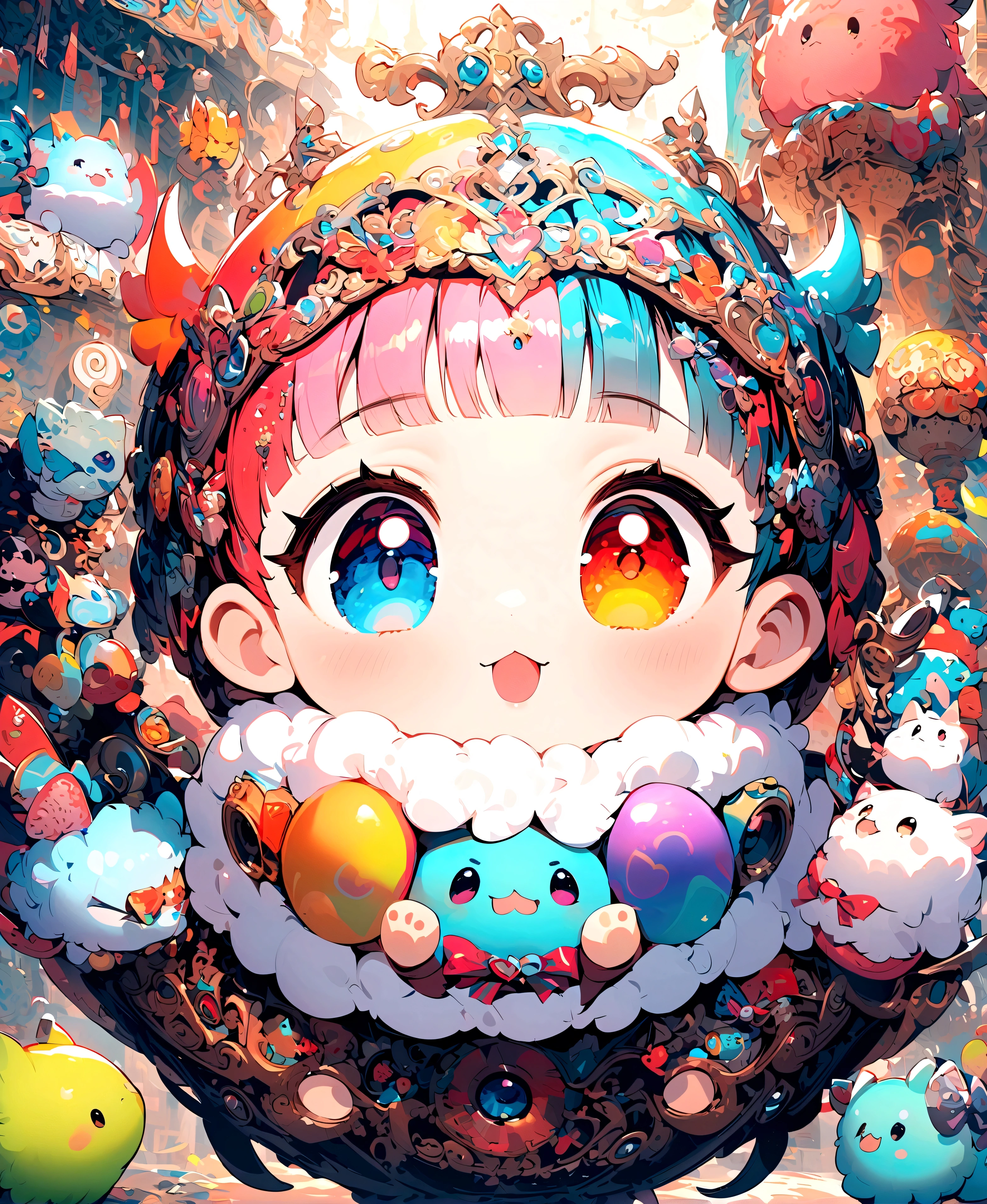 Little Dragon、mini ryu、cute、fluffy、Zilong、Round eyes、