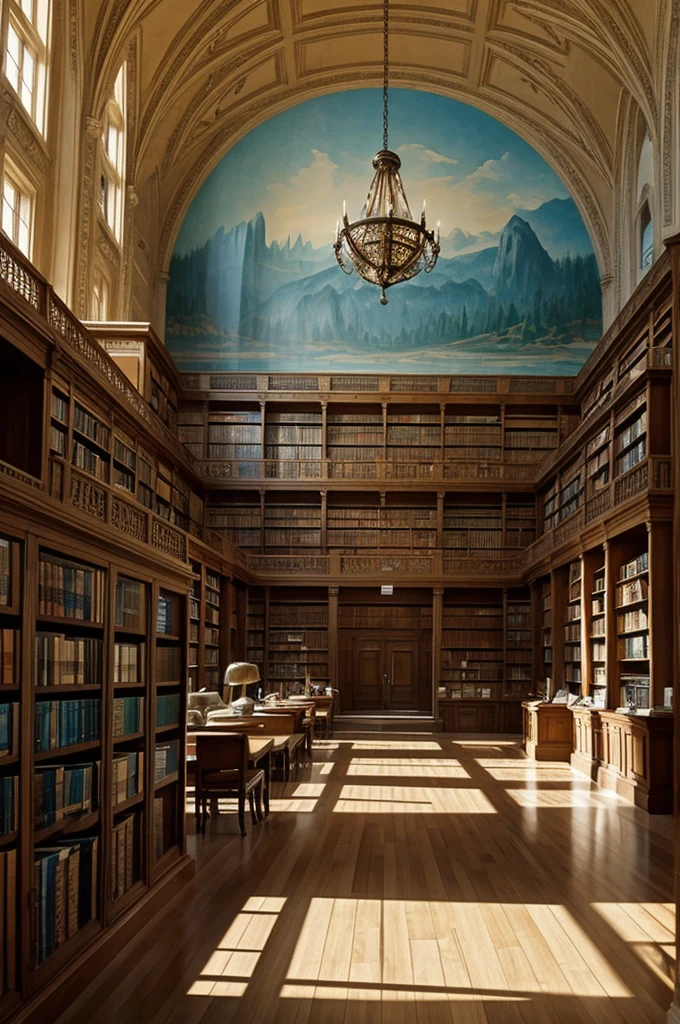 Art libary in dream