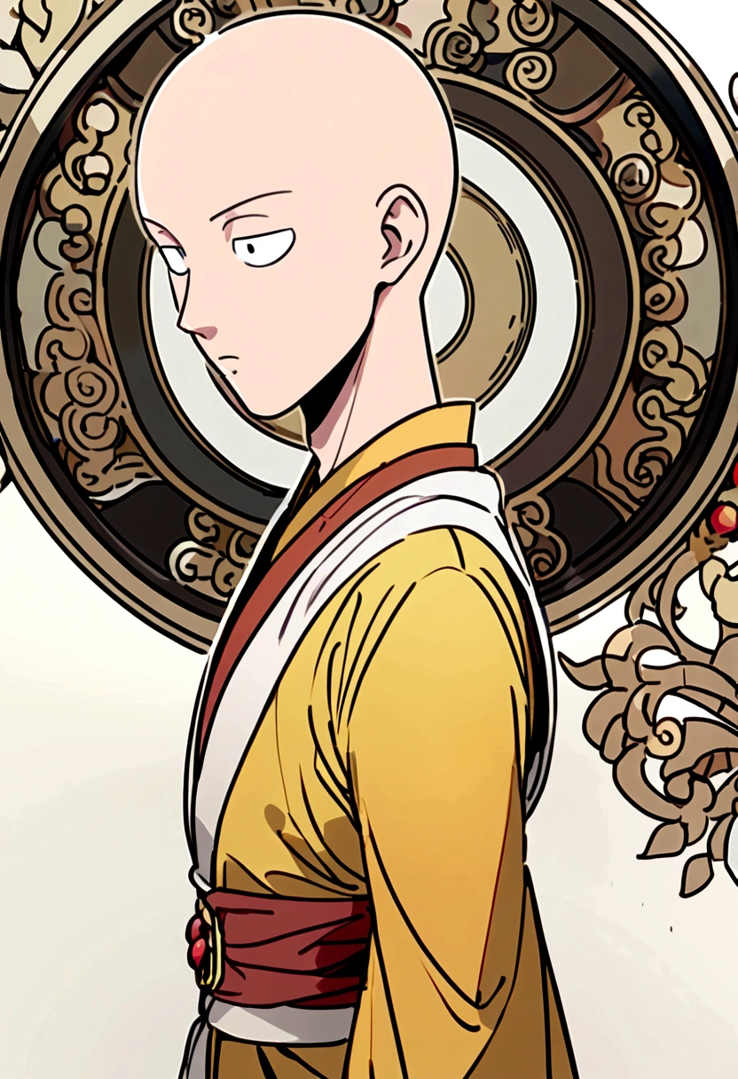 Saitama becomes a monk
