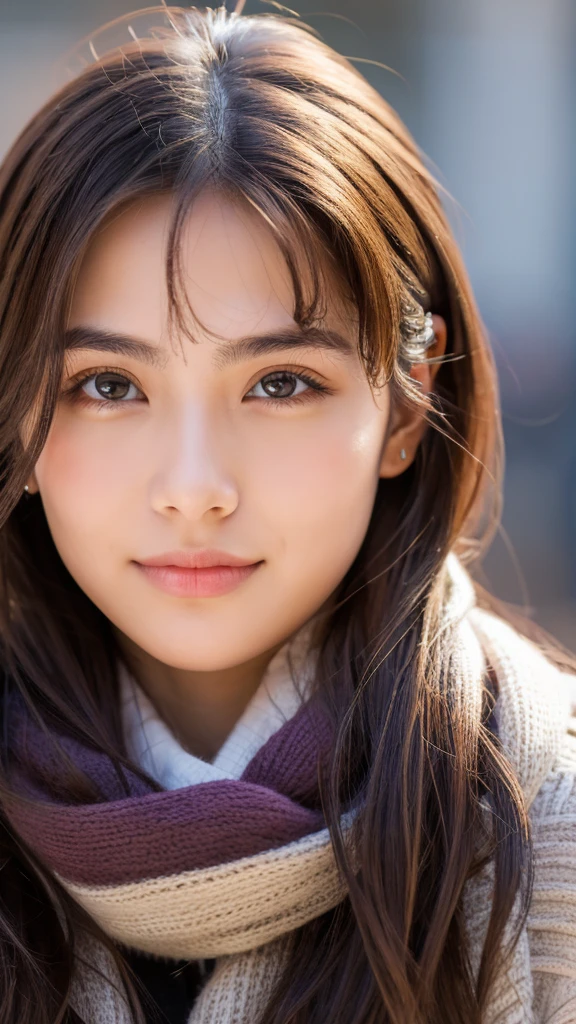 cute italian college student, Winter Fashion, Photorealistic, Detailed skin, Detailed face, Detailed lips, Fine eyebrows, The pupils shine, Depth of written boundary, Accurate, Super detailed, 最high quality, High resolution, Anatomically correct, Textured skin, Attention to detail, high quality