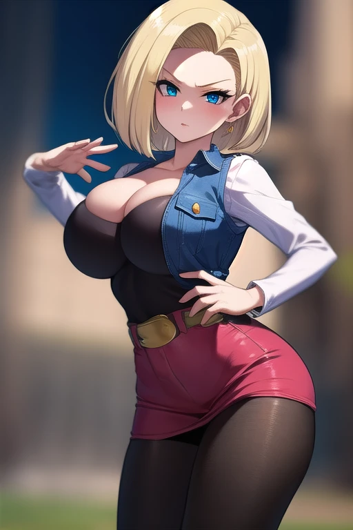 Android18 big breasts, moto