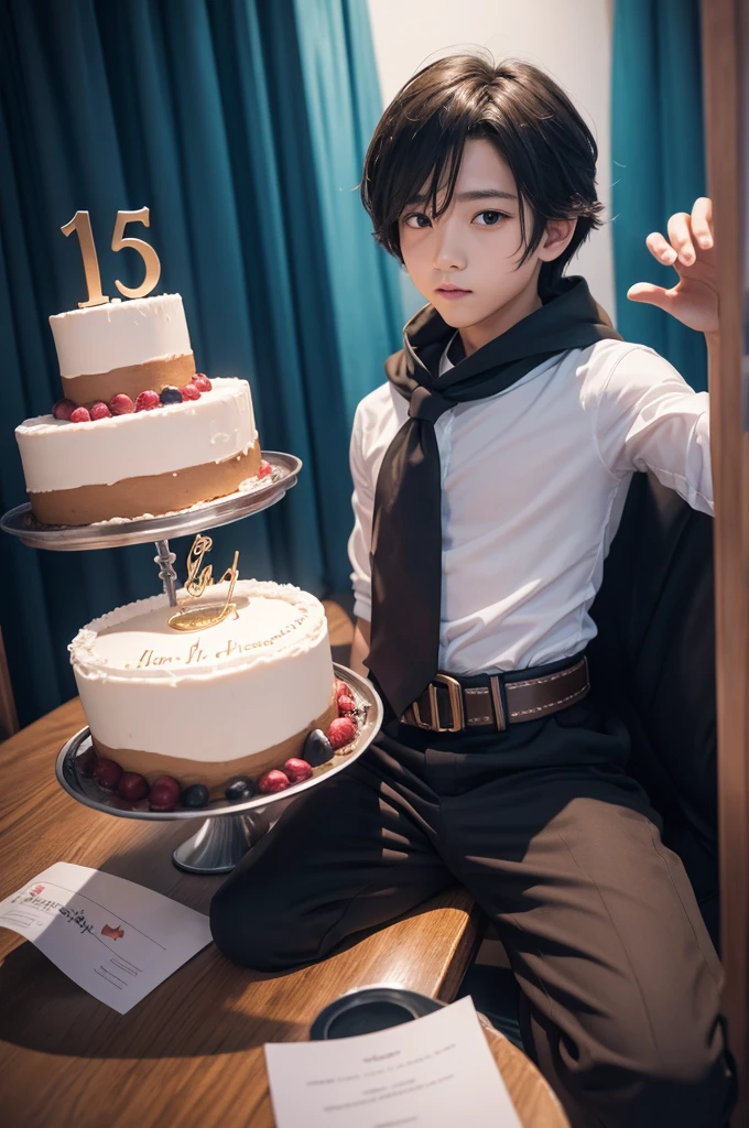 Male character 7th birthday
