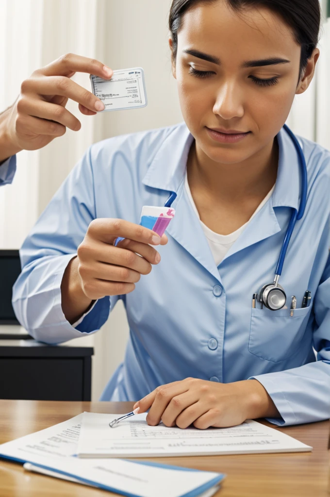 Prescription doctor prescribing some medicine for depression